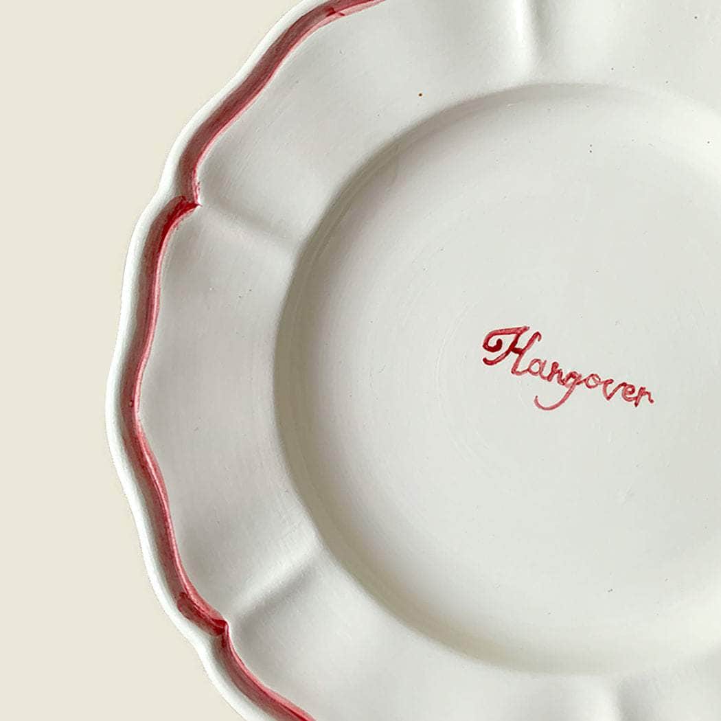 Hangover Plate - Fil Rouge Collection