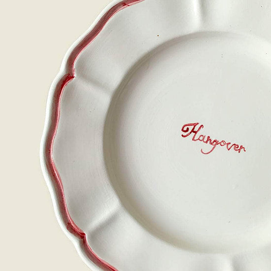 Hangover Plate - Fil Rouge Collection