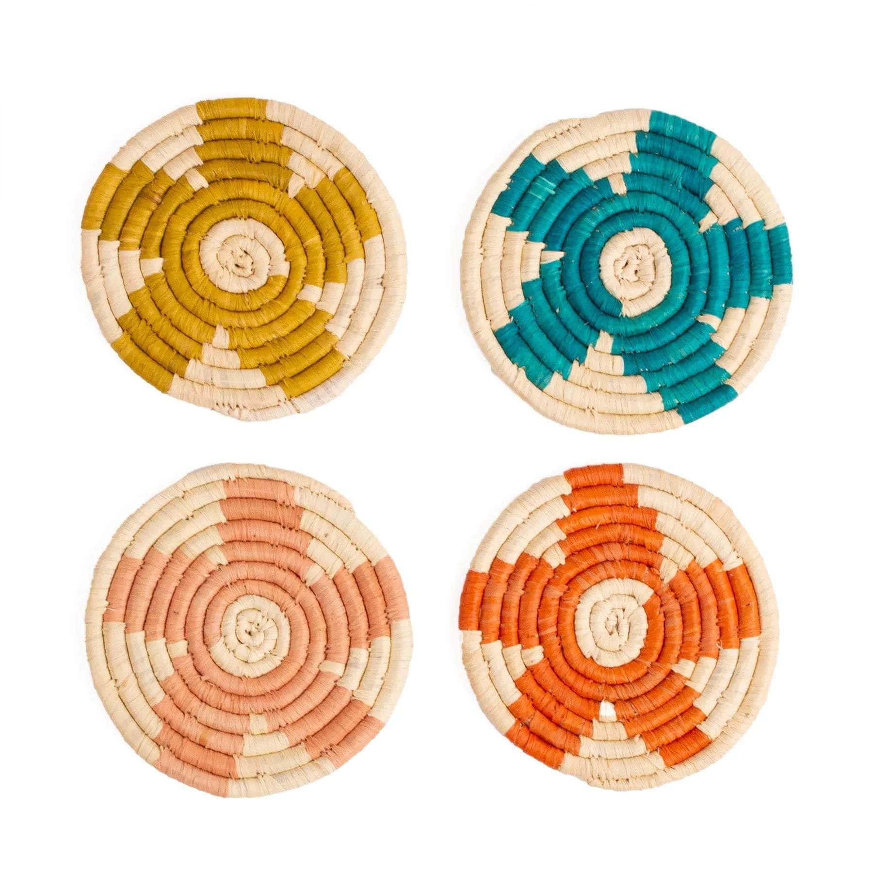 Plumeria Coasters from Uganda