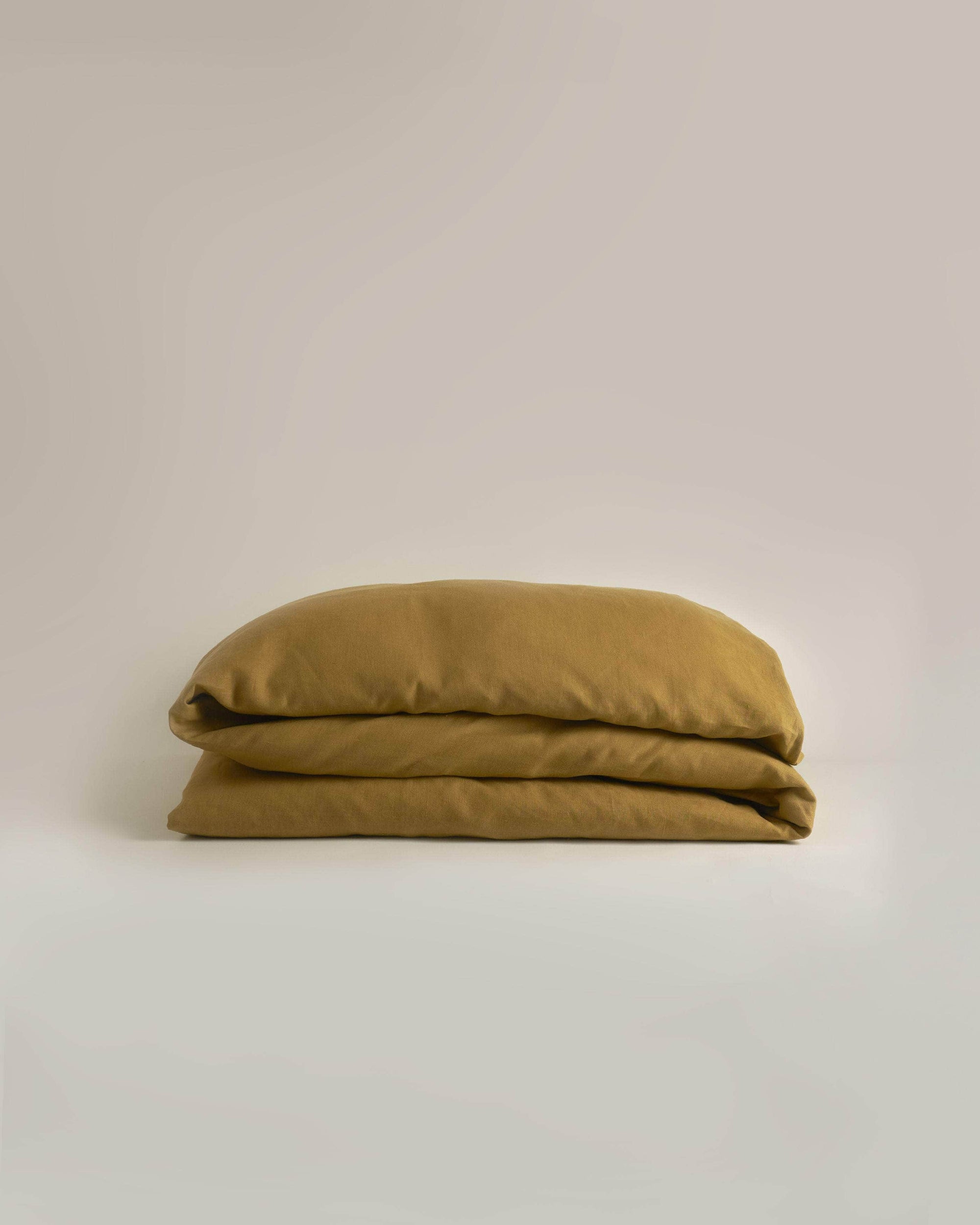 Hemp Duvet Cover Caramel
