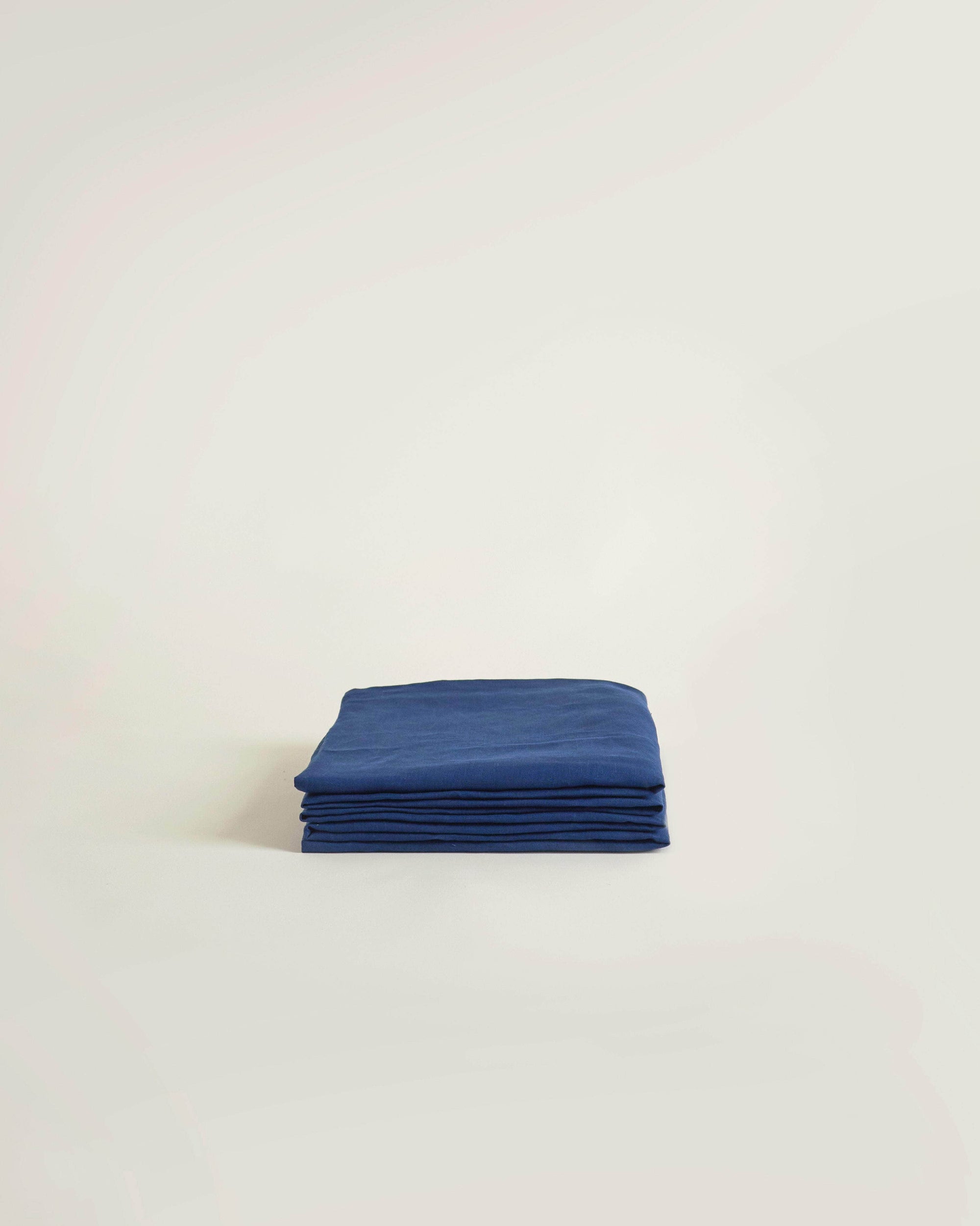 Hemp Fitted Sheet Midnight Blue