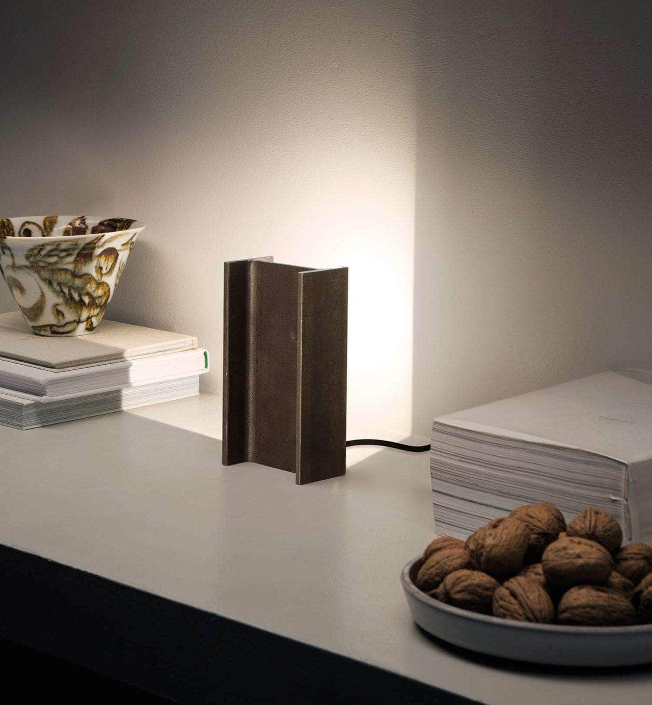 Raw Metal Table Lamp - Mini Mais Plus Que Cela Je Ne Peux Pas by Rudy Ricciotti